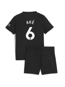 Detské Futbalové oblečenie Manchester City Nathan Ake #6 2025-26 Krátky Rukáv - Preč (+ trenírky)